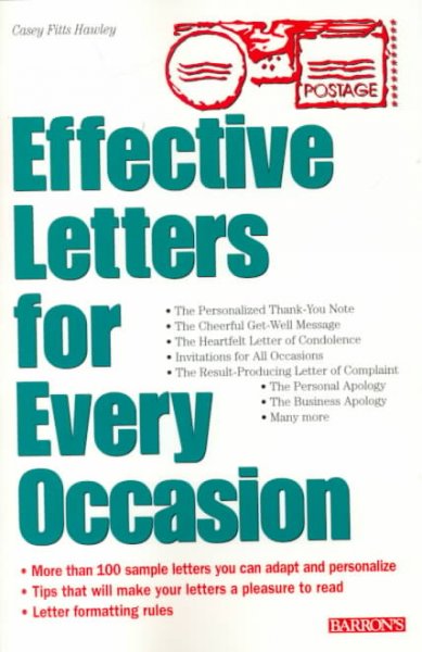 Effective letters for every occasion.