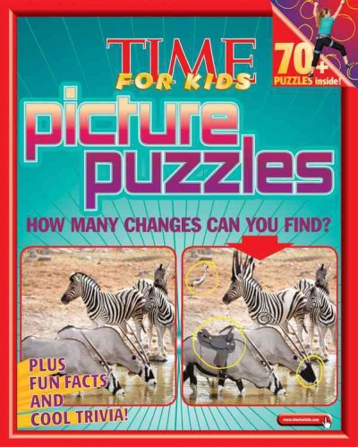 Time for kids picture puzzles : plus fun facts and cool trivia!.