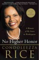 No higher honor a memoir of my years in Washington  Cover Image